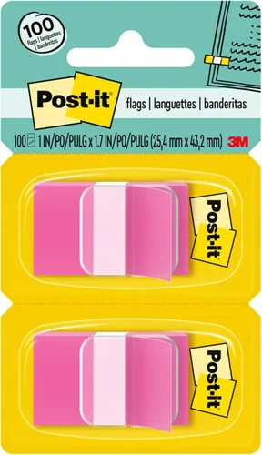 Miniatura 12 de Post-it Banderas, 50 por dispensador, paquete de 2 dispensadores, 1 pulgada de ancho, verde brillante (680-BG2)