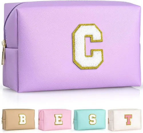 Miniatura 15 de TOPEAST - Bolso de maquillaje para mujer, G Blanco nacarado-rosa