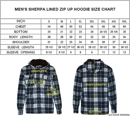 Miniatura 8 de Chaqueta de franela a cuadros para hombre, de felpa con capucha, sherpa con cremallera, pesada y gruesa, cálida para invierno