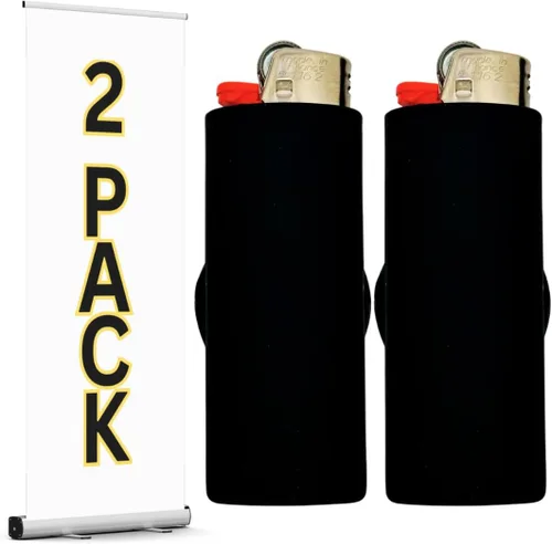 Miniatura 8 de Funda magnética para encendedor BIC Fuerte accesorio magnético Incluye soporte de silicona con imán Encendedor no incluido Carbón vegetal