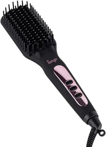 L'ANGE HAIR Le Vite - Cepillo alisador | Herramienta térmica para el cabello para un aspecto más suave y controlado por el encrespamiento, alisador
