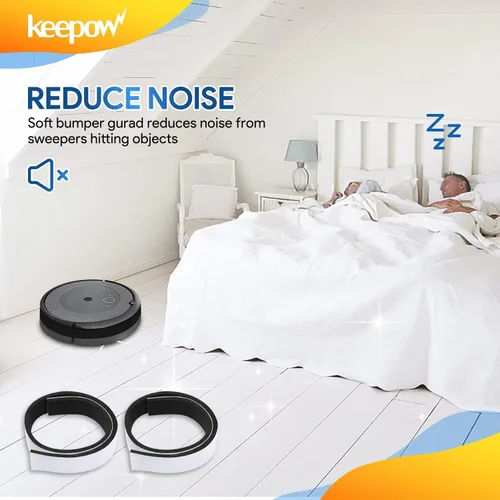 Miniatura 6 de KEEPOW Protector de parachoques compatible con Roomba Robot Aspiradora 671 675 500 600 700 800 Series