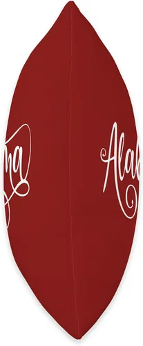 Miniatura 2 de BDAZ Alabama Bama Fancy White Script Design - Almohada para mujeres y adolescentes, 16 x 16 pulgadas, multicolor