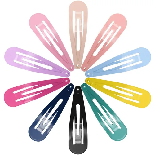 Miniatura 4 de Funtopia - 40 pinzas para el cabello a presión para mujeres y niñas, 40 unidades de 2.8 in / 2.8 pulgadas de largo, pinzas de metal antideslizantes