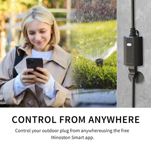 Miniatura 3 de Enchufe inteligente para exteriores con enchufe WiFi resistente, control remoto, impermeable, compatible con Alexa Google Assistant, no requiere