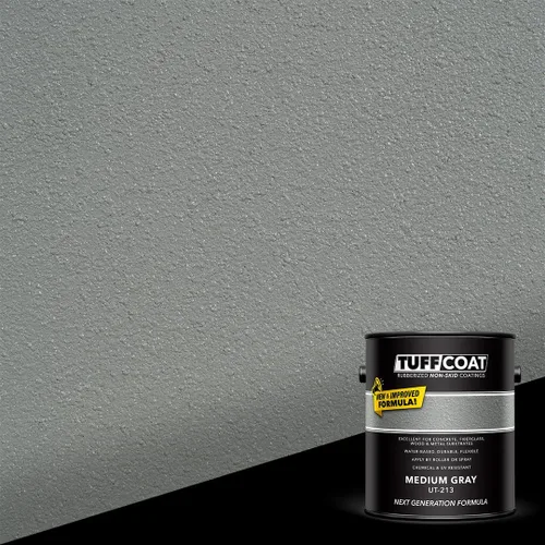 Miniatura 2 de Tuff Coat UT-213 Gris Medio - 5 Galones: Revestimiento sumergible, a base de agua, de goma antideslizante
