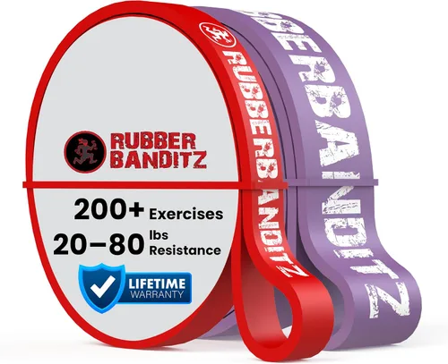 Miniatura 8 de Rubberbanditz Combo Pull Up Assist Bands Heavy Duty Resistance Exercise Bands for Powerlifting, Mobility, and Stretching Resistance Bands for