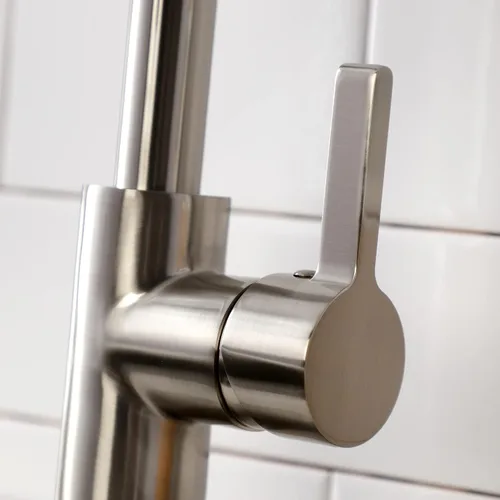 Miniatura 7 de Gourmetier LS8678CTL Continental - Grifo de cocina de un solo mango, níquel cepillado