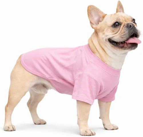 Miniatura 99 de Lovelonglong 2019 - Ropa para mascotas, Disfraces para Perro, Ropa Camisetas en blanco para Perros Grande Medianos Pequeños 100% Algodón 18
