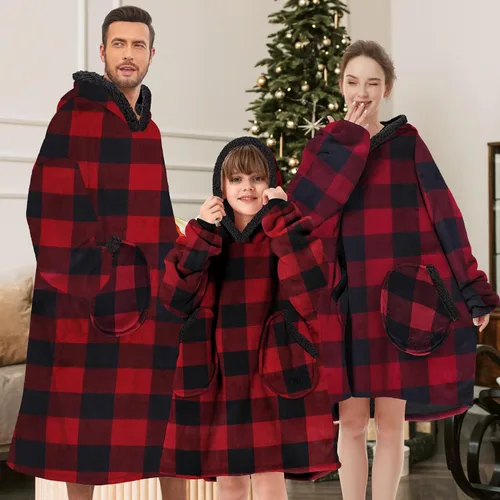 Miniatura 6 de Zando Manta con capucha 2024, manta para niños y adultos, regalo cómoda, sudadera con capucha de gran tamaño, forro polar Sherpa