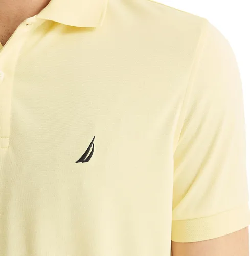 Miniatura 37 de Nautica playera polo clásica de mangas cortas, color sólido, para hombre