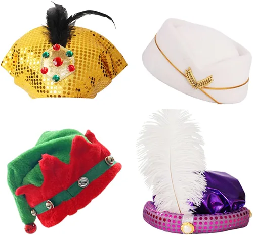 Miniatura 3 de 12 sombreros divertidos surtidos para fiesta loca para adultos y adolescentes, accesorios de cabina de fotos, accesorios de disfraces