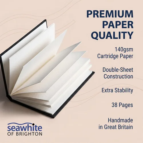 Miniatura 3 de Seawhite Pocket Concertina Sketchbook in Case 7x3.5 in (175mm x 90mm)
