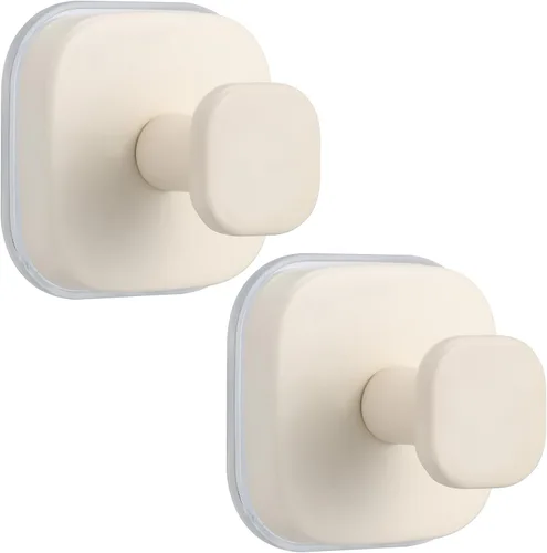Miniatura 10 de Ganchos de ventosa para ducha - Ganchos reutilizables para baño para toallas, batas y lofa - Montaje sin taladro en cocina, paredes, metal, vidrio
