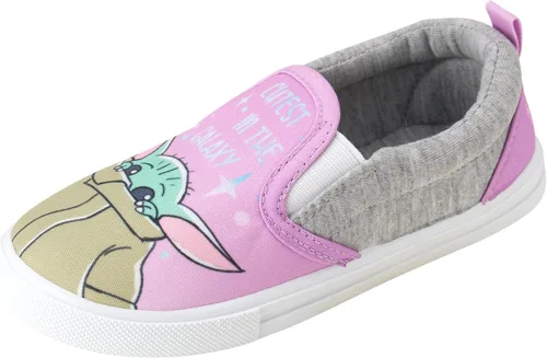 Disney Zapatos de niña - Zapatillas sin cordones Ariel, Blancanieves, Belle, Rapunzel, Moana, Cenicienta, Baby Yoda, Minnie Mouse, 6T-12