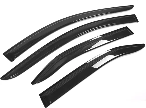 Miniatura 10 de IKON MOTORSPORTS - Viseras de ventana compatibles con Toyota Camry 2007-2011, deflectores de viento Aero JDM ahumados, 2008 2009 2010