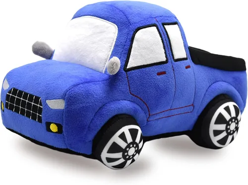 Miniatura 14 de Juguete de Carro de Ambulancia de Peluche Suave Camión Blanco Súper Lindo Peluche Excelentes Regalos para Niños o Fiesta de Cumpleaños 10.6 Pulgadas