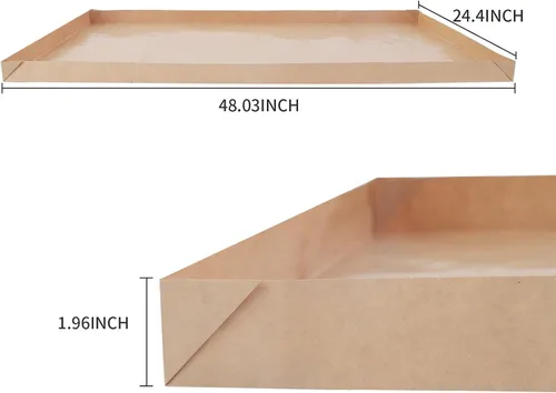 Miniatura 2 de Revestimientos desechables para jaula de conejillo de indias, bolsa grande de 48 x 24 pulgadas para parte inferior de jaula de conejillo de indias