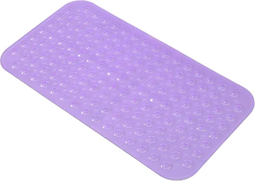 Miniatura 11 de Almohadilla de ducha antideslizante para bañera, 21 x 21 pulgadas, suave, de gran tamaño, lavable a máquina, con orificios de drenaje, ventosa