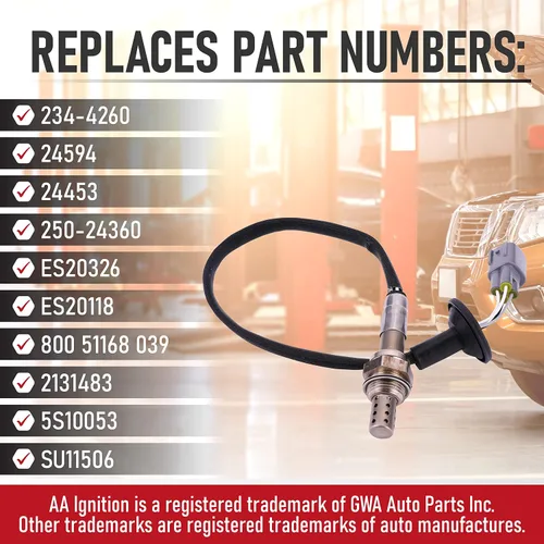 Miniatura 3 de Sensor de Oxígeno Posterior de Repuesto - Compatible con Lexus y Toyota - ES350, GX460, GX470, LX470, LX570, 4Runner, Avalon, Camry, FJ Cruiser