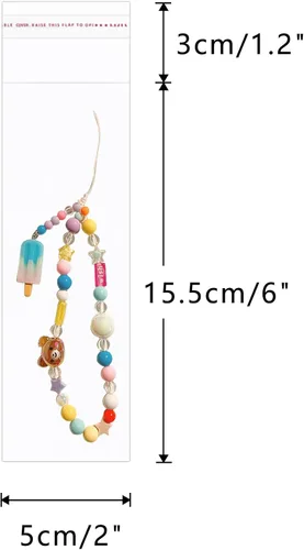 Miniatura 2 de Bolsas largas de celofán, 100 bolsas de celofán transparentes resellables de 2 x 6 pulgadas, bolsa autoadhesiva de plástico para bolígrafos