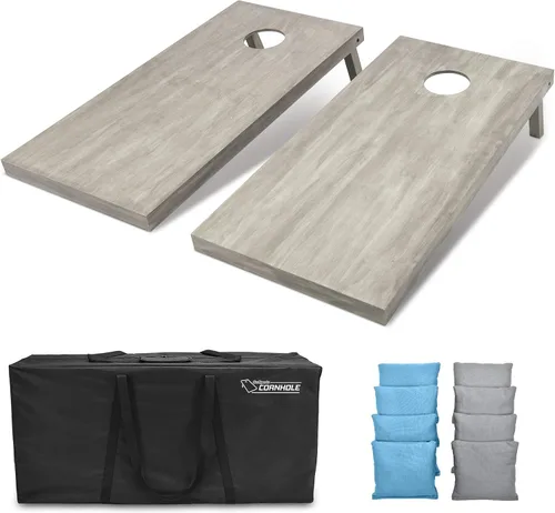 Miniatura 73 de GoSports Juego de tablas de cornhole de madera de tamaño reglamentario de 4 x 2 pies, incluye funda de transporte y bolsas de frijoles