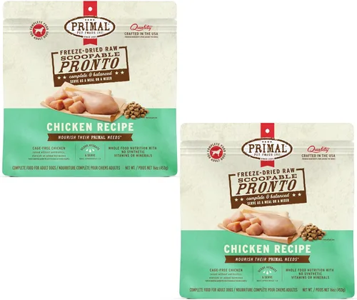 Miniatura 20 de Primal - Alimento liofilizado para perros, Pronto Mini Nuggets, cordero; tomar y servir, comida completa y equilibrada; también se puede utilizar