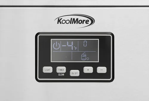 Miniatura 6 de KoolMore Máquina de hacer hielo comercial de 18 pulgadas, hielo creciente de 100 libras/24 horas, almacenamiento de 30 libras, bajo encimera