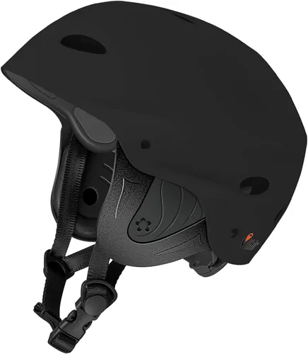Vihir Casco ajustable para deportes acuáticos para adultos con orejas, perfecto para kayak, navegación, surf Gris