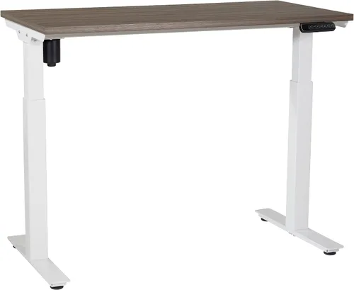 Miniatura 4 de Office Star Prado - Mesa motorizada de altura ajustable de 4 pies con control de memoria programable de 4 posiciones, parte superior de nogal urbano