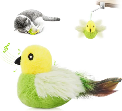 Miniatura 7 de Migipaws Juguetes para Gatos, Lagarto con Ala que Chisporrotea Activado por Toque para Gatito con Hierba Gatera para Gatos de Interior, Recargable