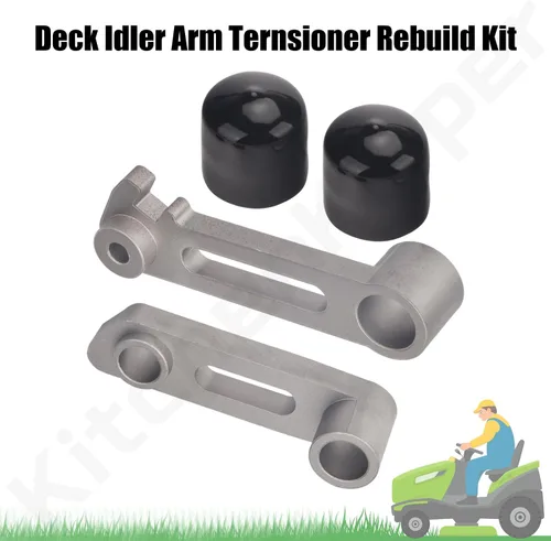 Miniatura 5 de M136635 M143350 - Tensor de brazo tensor y buje de reconstrucción compatible con modelos de tractor y cortacésped John D-eere 48C 54C GT LX GX