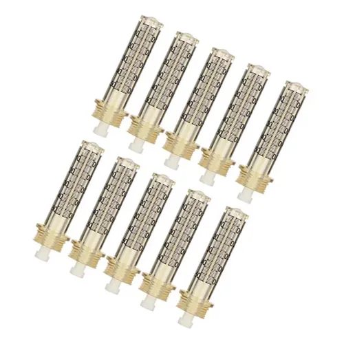 Miniatura 4 de Ampolla vacía desechable 10pcs 0.0 fl oz con piezas de repuesto de tapa de adaptador 1pc