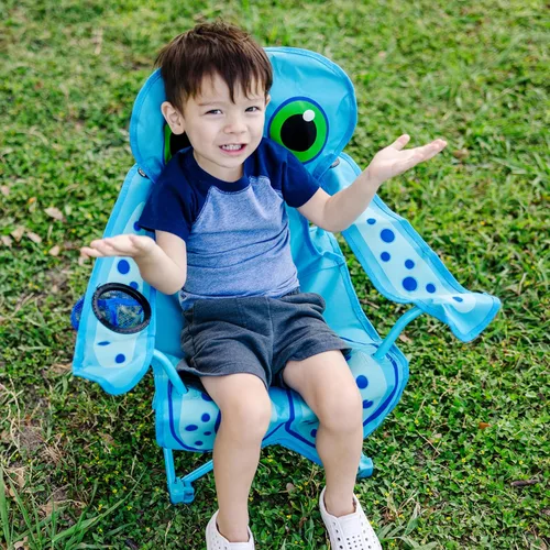Miniatura 2 de Melissa & Doug Sunny Patch Flex Octopus - Silla de playa plegable para niños (embalaje sin frustraciones)
