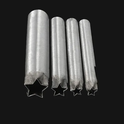 Miniatura 5 de Junetree Juego de 4 perforadores de cuero para manualidades de 0.197-0.394 in con forma de estrella de cinco puntas para cinturón, reloj, banda de 5