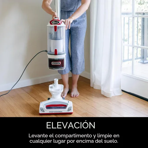 Miniatura 3 de Shark NV501 Rotator Professional Lift-Away - Aspiradora vertical profesional extraíble con filtro HEPA, dirección giratoria, faros LED, herramienta