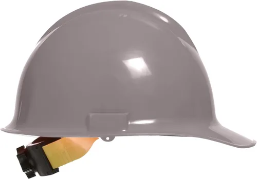 Miniatura 2 de Bullard Casco de seguridad estilo gorra S30 de 3 costillas con suspensión de trinquete de 6 puntos y almohadilla de algodón para cejas Gris