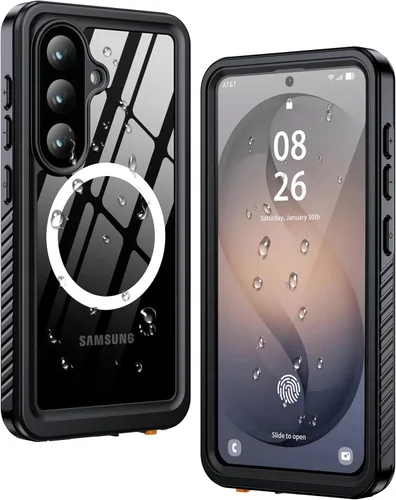 Miniatura 10 de ANTSHARE Funda magnética para Samsung Galaxy S25 FE, impermeable, con protector de pantalla integrado y protección de cámara