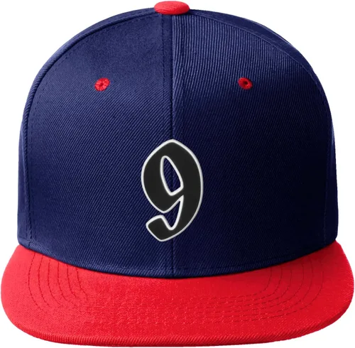 Miniatura 161 de Daxton Gorra clásica con visera de billete plano con letras del alfabeto inglés antiguo de la A a la Z