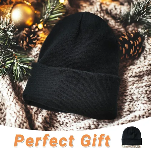 Miniatura 7 de NPQQUAN Beanie for Men Women Winter Hats for Mens Beanie Cuffed Knit Beanies Skull Cap