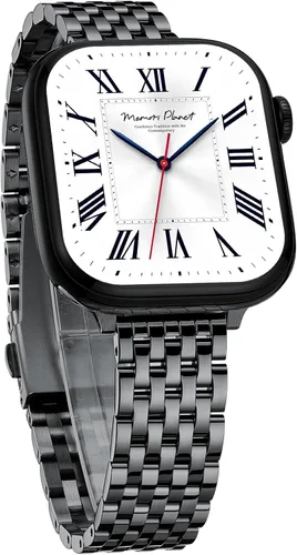 Miniatura 14 de Correa delgada y femenina para Apple Watch 11 10 Se 9 8 7 6 5 4 3, Correa metálica elegante para mujeres para Apple Watch 42mm 41mm 40mm 44mm 45mm