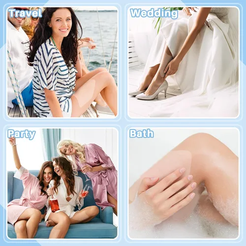 Miniatura 4 de Timgle 20 piezas de cinta de levantamiento de muslos autoadhesiva para celulitis, cintas impermeables para piel suelta y muslos para mujeres