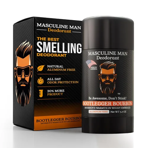 Miniatura 13 de Desodorante para hombres – Desodorante para hombre sin aluminio – Desodorantes naturales de tamaño de viaje – Protección contra el sudor