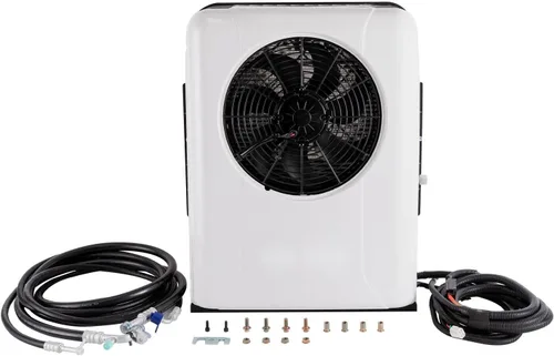Miniatura 8 de CNCEST 12V Aire acondicionado Kit de aire acondicionado RV Unidad eléctrica universal A/C para enfriamiento de cabina - Aire acondicionado portátil