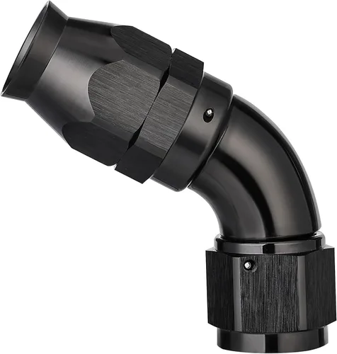 Miniatura 23 de EVIL ENERGY - Adaptador de manguera de una pieza PTFE 4AN de 30 grados, aluminio, color negro