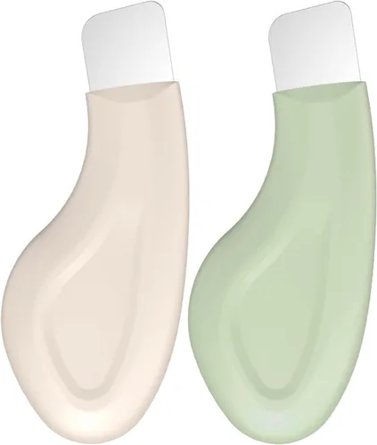 2 herramientas de silicona para eliminar puntos negros, raspador facial para limpieza profunda, herramienta de cuidado de la piel para hombres y