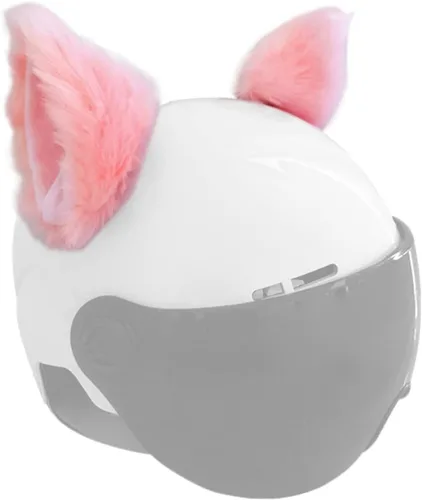 Miniatura 13 de Orejas de gato para casco, orejas de felpa, accesorio adhesivo para casco para bicicleta, motocicleta, superficies lisas, decoración de cascos