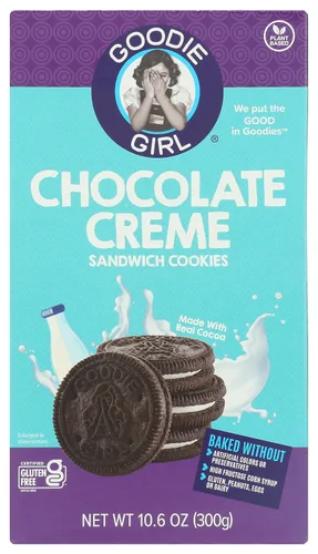 Goodie Girl Galleta de 6 piezas, crema de chocolate, 10.6 onzas