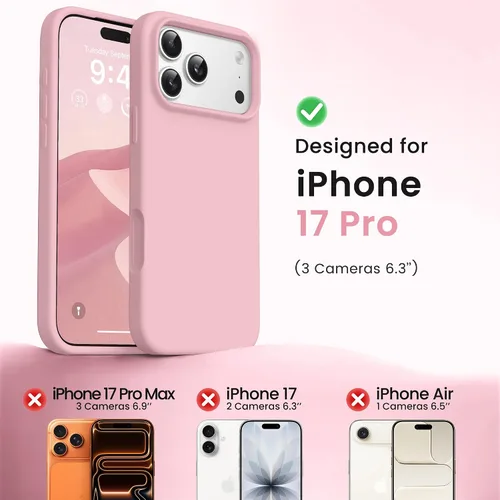 Miniatura 268 de GONEZ Funda de silicona para iPhone 15 Pro Max, compatible con Magsafe, protector de cámara + protector de pantalla, forro de microfibra suave