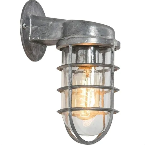Miniatura 6 de Creative Wrought Iron Glass Wall Lamp - Retro Industrial Style Wall Sconce for Bar and Bedroom, E27 Illumination (White/Brown)